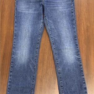 Lucky Brand Sweet Mid-Rise Straight Leg Dark Wash Denim Jeans Women's 4/27